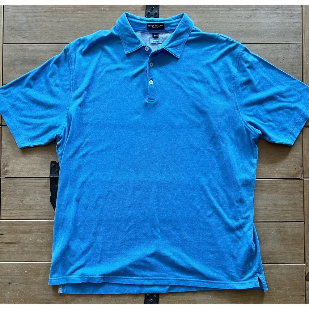 Peter Millar Collection, Perfect Pique, Men's XL, Blue